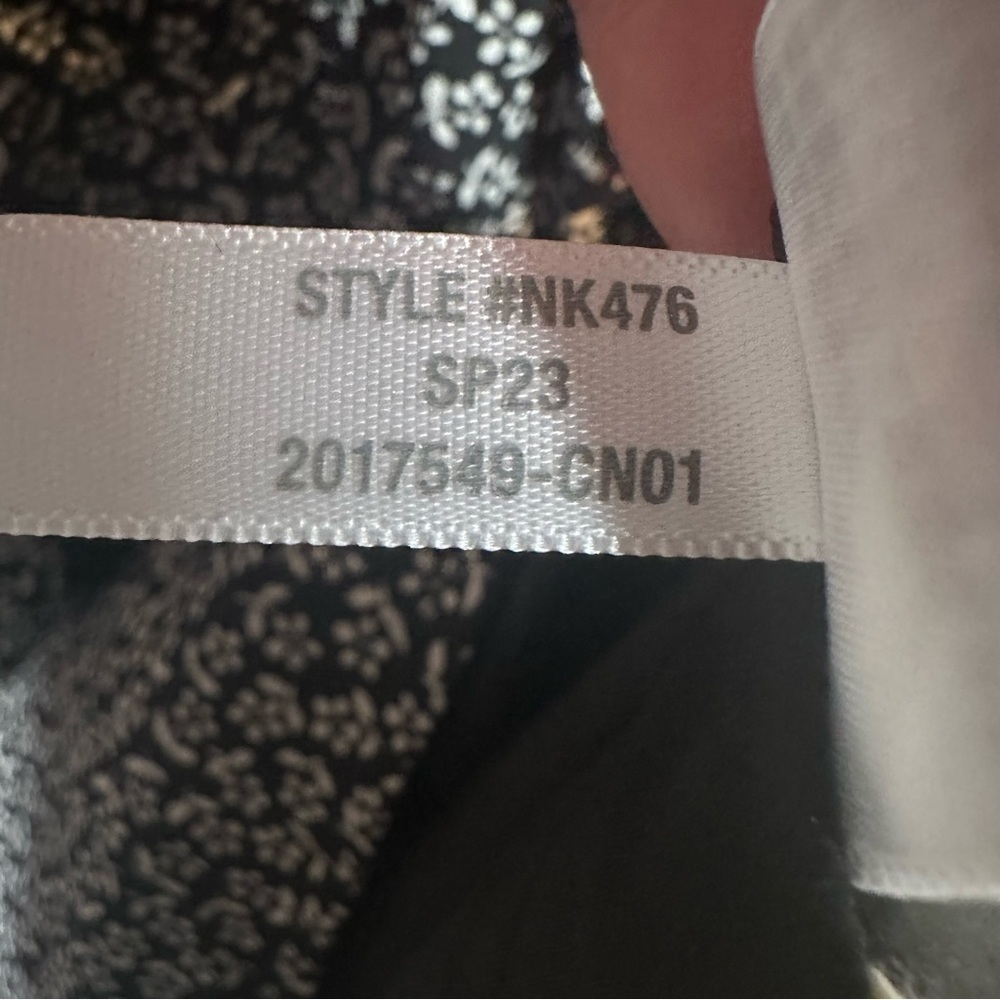 Madewell Plus Sophia Cami Tiered Mini Dress in Micro Daisy Black Size 16W - Picture 10 of 16